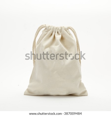 cloth bag Royalty-Free Stock Photo #387009484