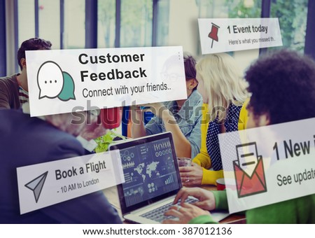 Customer Feedback Opinion Reply Report Concept