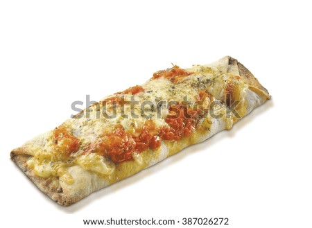 pizza roll cheese mozaarella italian tomato bread baked snack food