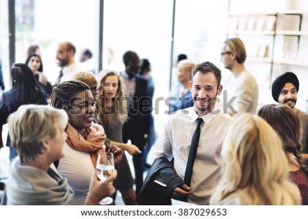 Diversity Group of People Meet up Party Concept Royalty-Free Stock Photo #387029653