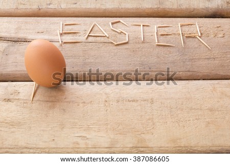 Egg picture Easter tide or Easter season.