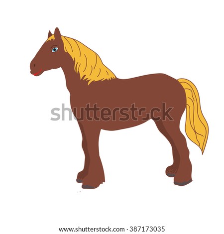   horse vector isolated