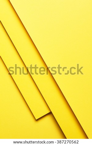 Material design yellow background. Photo.