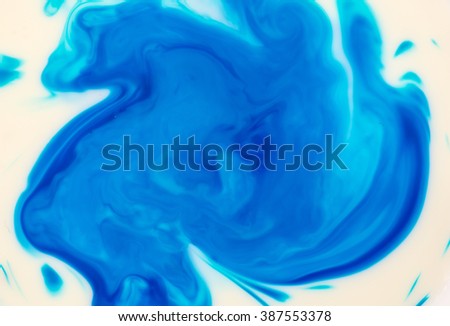 
Blue  brush strokes watercolor paint