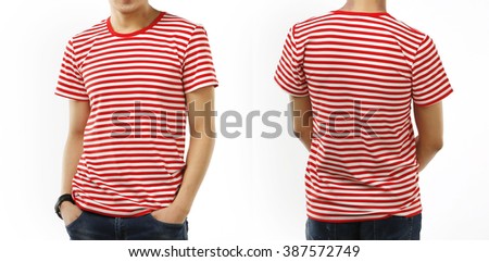 Striped T-shirt Royalty-Free Stock Photo #387572749