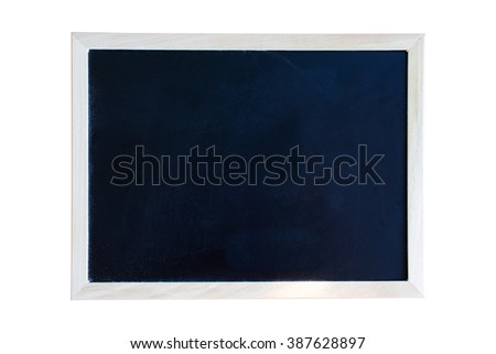Chalkboard isolated on White Background