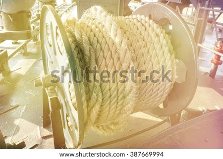 big rope in warship on filter