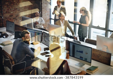 Business Marketing Team Discussion Corporate Concept Royalty-Free Stock Photo #387843199