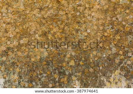 A gold leaf background and textures./ Gold leaf