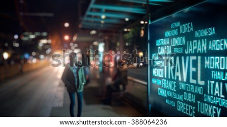 LED Display - Travel signage
