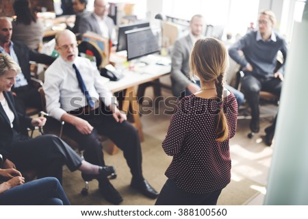 Conference Training Planning Learning Coaching Business Concept Royalty-Free Stock Photo #388100560