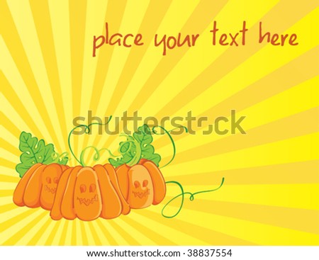 Pumpkin Background or card