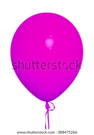 balloon on a white background