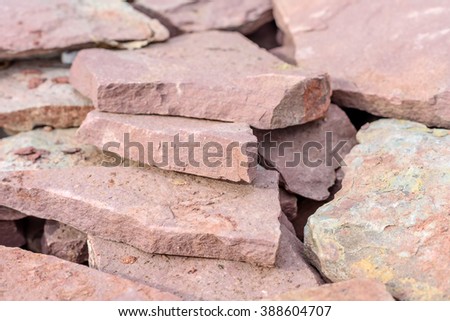 Background of natural building stone treated