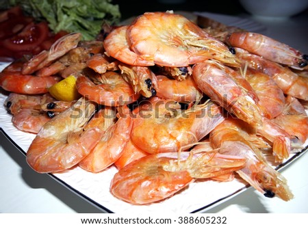 
cooked shrimp