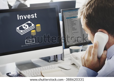 Invest Fund Banking Savings Business Concept