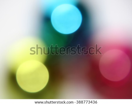Bokeh pink blue and yellow