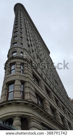Flatiron building is one of the most famous landmarks of New York City.