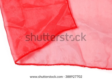 Red cloth texture-background