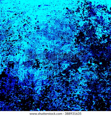 Abstract blue texture of old concrete. vintage background