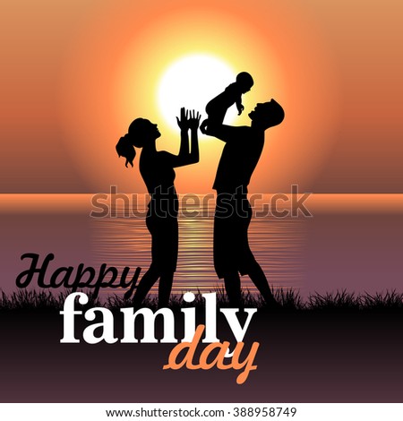 Sunrise Family - Illustration
Family, Silhouette, Sunrise - Dawn, People