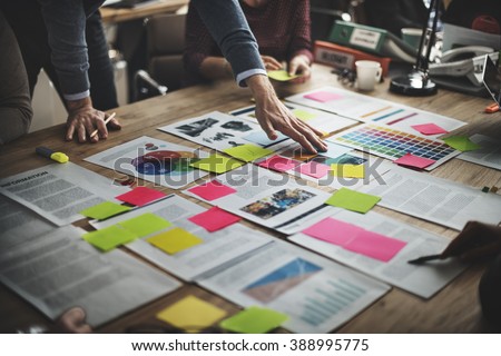 Business People Diverse Brainstorm Meeting Concept Royalty-Free Stock Photo #388995775