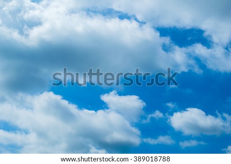 Sky and clouds background