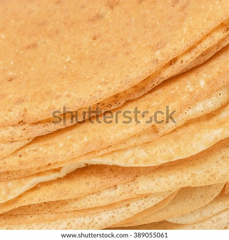 Stack of delicious pancakes, pile, Maslenitsa, shrovetide, mardi gras, background