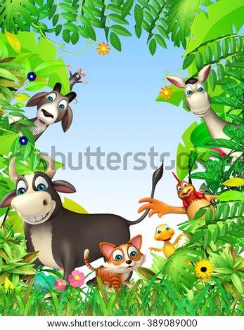 3d rendered illustration of farm animal 