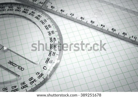 graph paper and protractor 