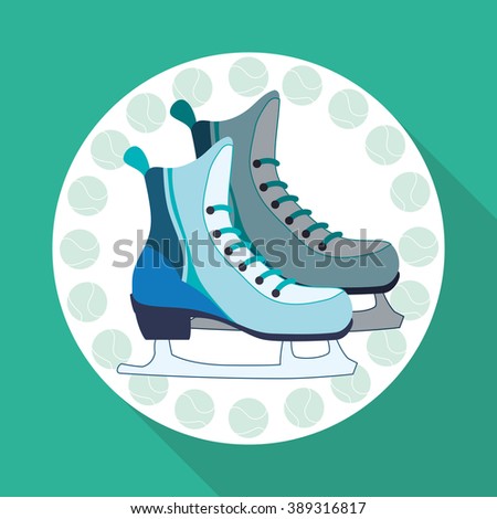 Skating icon design