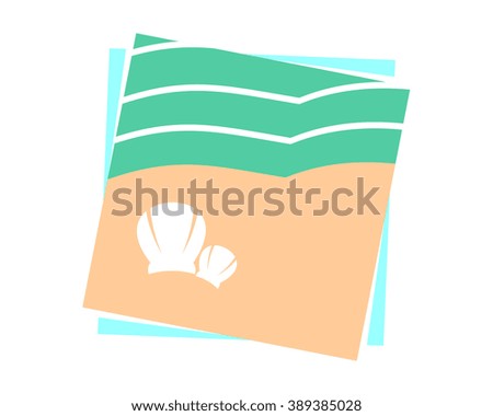 shell seashore image icon vector