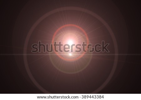 Lens flare effect