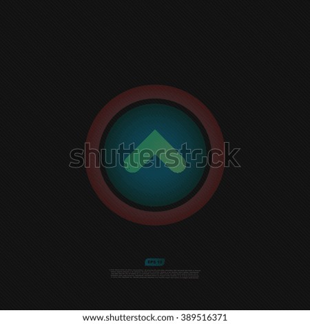 Start up buttom. Abstract Arrow background. banner. vector background