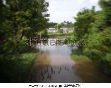 canal blur background