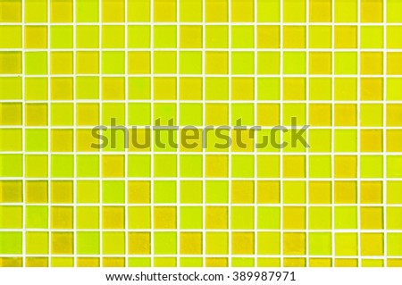 Green and Yellow the tile wall high resolution real photo or brick seamless and texture interior background.