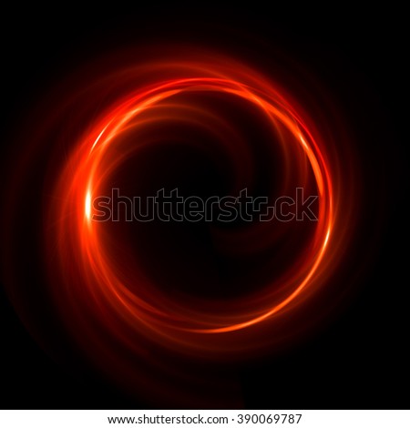 Abstract ring background with luminous swirling backdrop.  Glowing spiral. The energy flow tunnel. 
shine round frame with light circles  light effect. glowing cover. Space for your message. Royalty-Free Stock Photo #390069787
