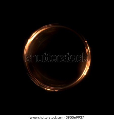Abstract ring background with luminous swirling backdrop.  Glowing spiral. The energy flow tunnel. 
shine round frame with light circles  light effect. glowing cover. Space for your message. Royalty-Free Stock Photo #390069937