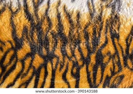 Tiger fur pattern