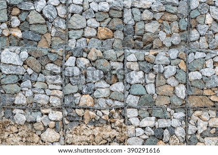 Stacked Stone Wall use for background