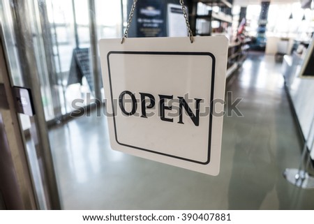 Open signs