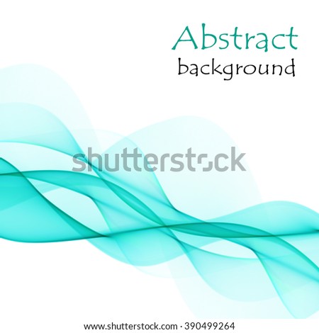 Vector blue background with vector wave
