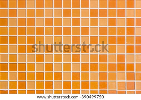 White and Orange the tile wall high resolution real photo or brick seamless and texture interior background.
