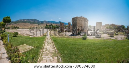 photo of ancient city Hierapolis