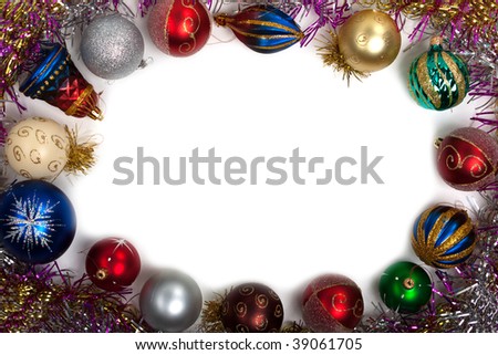 Christmas holiday decoration ornament background