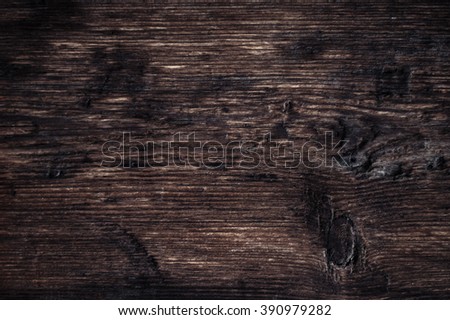 Dark Wood texture. Natural Black Wooden Background
