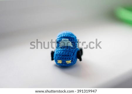 Knitted car