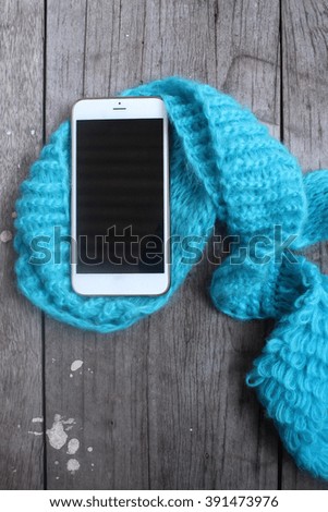 Smart phone and scarf