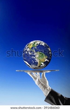 World presenting, Elements of this image furnished by NASA