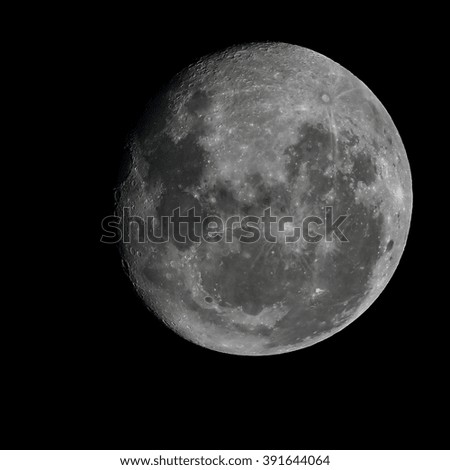 Full moon with sharp details